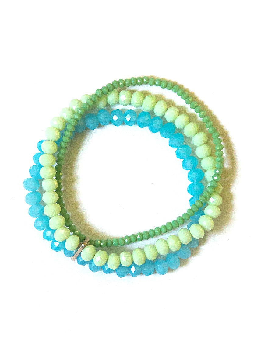 Sparkle Glass Elastic Bracelet