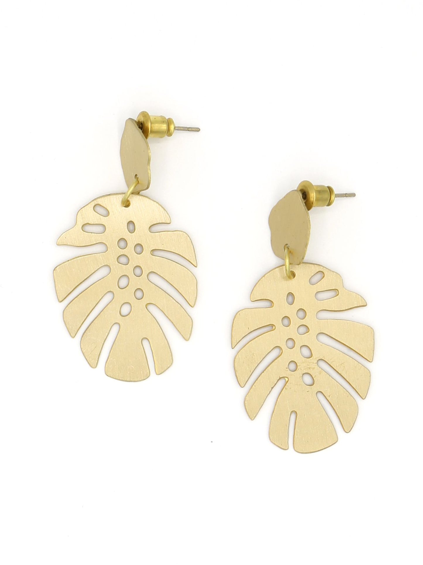 Monstera Studs