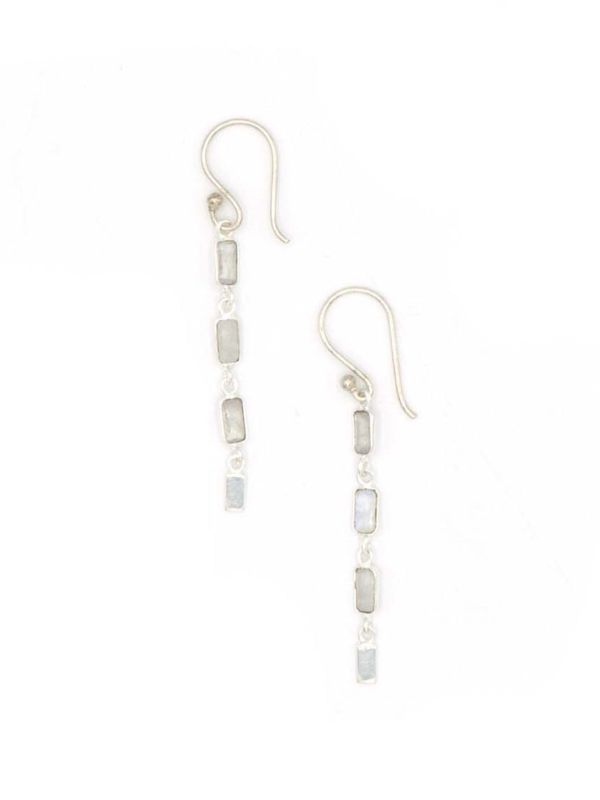 Triple Elegance Drop Earrings