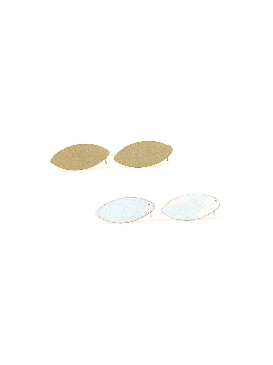 Blossom Brushed Studs