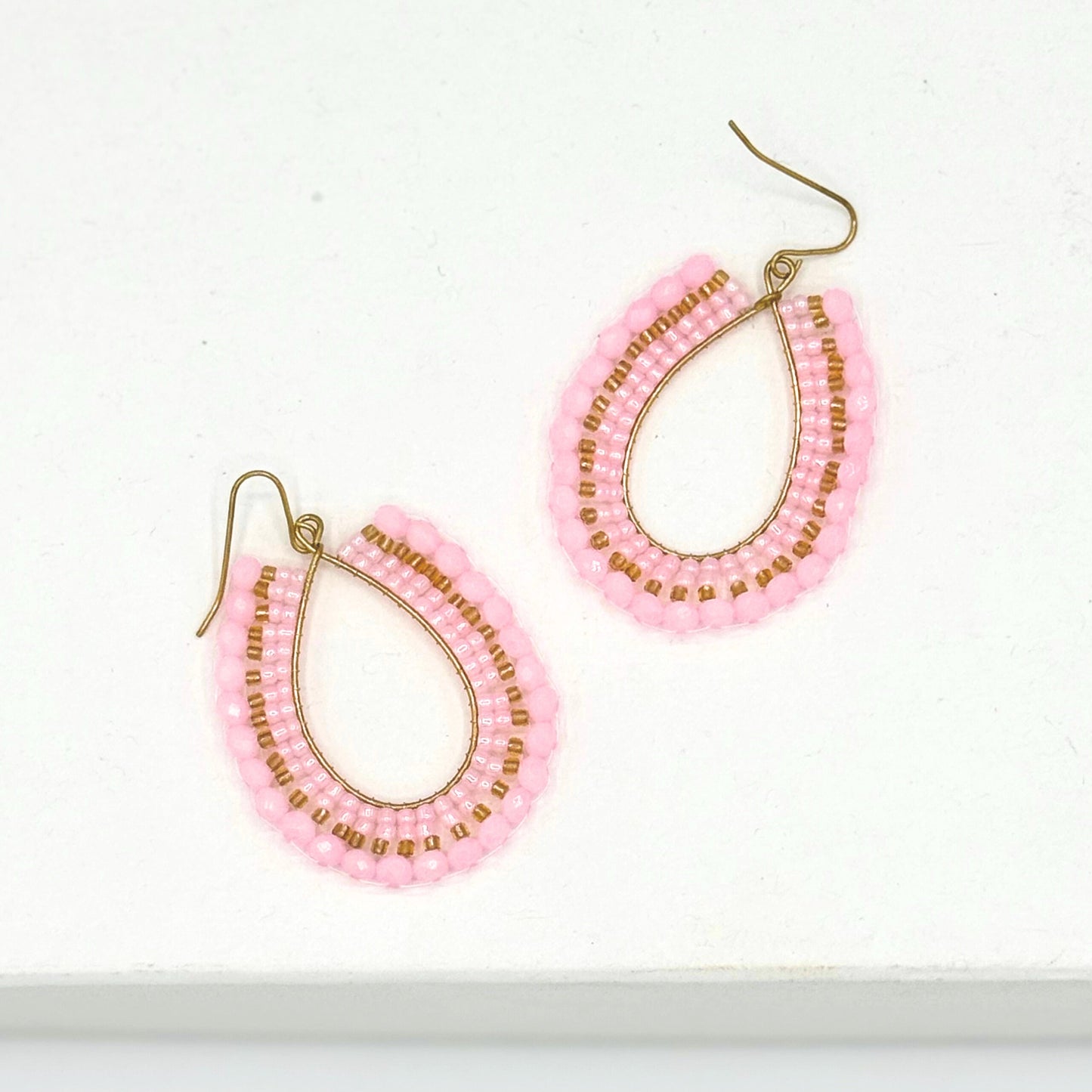 Woven Formation Drop Earrings