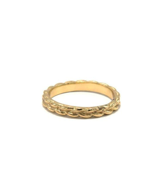Braided Brass Ring