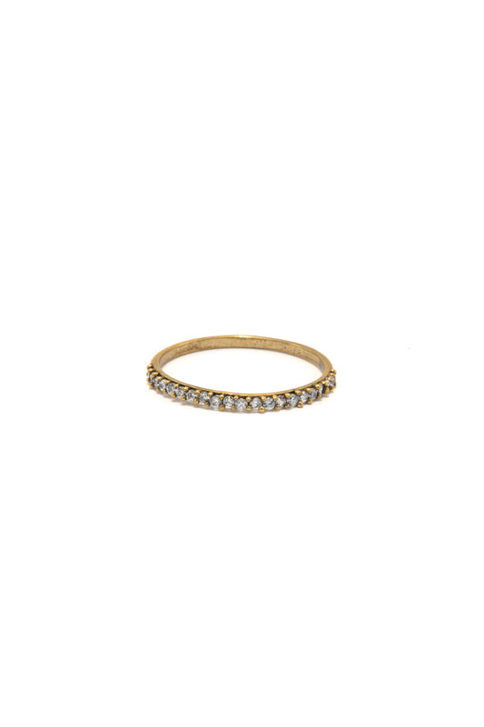 Delicate Glitz Brass Ring