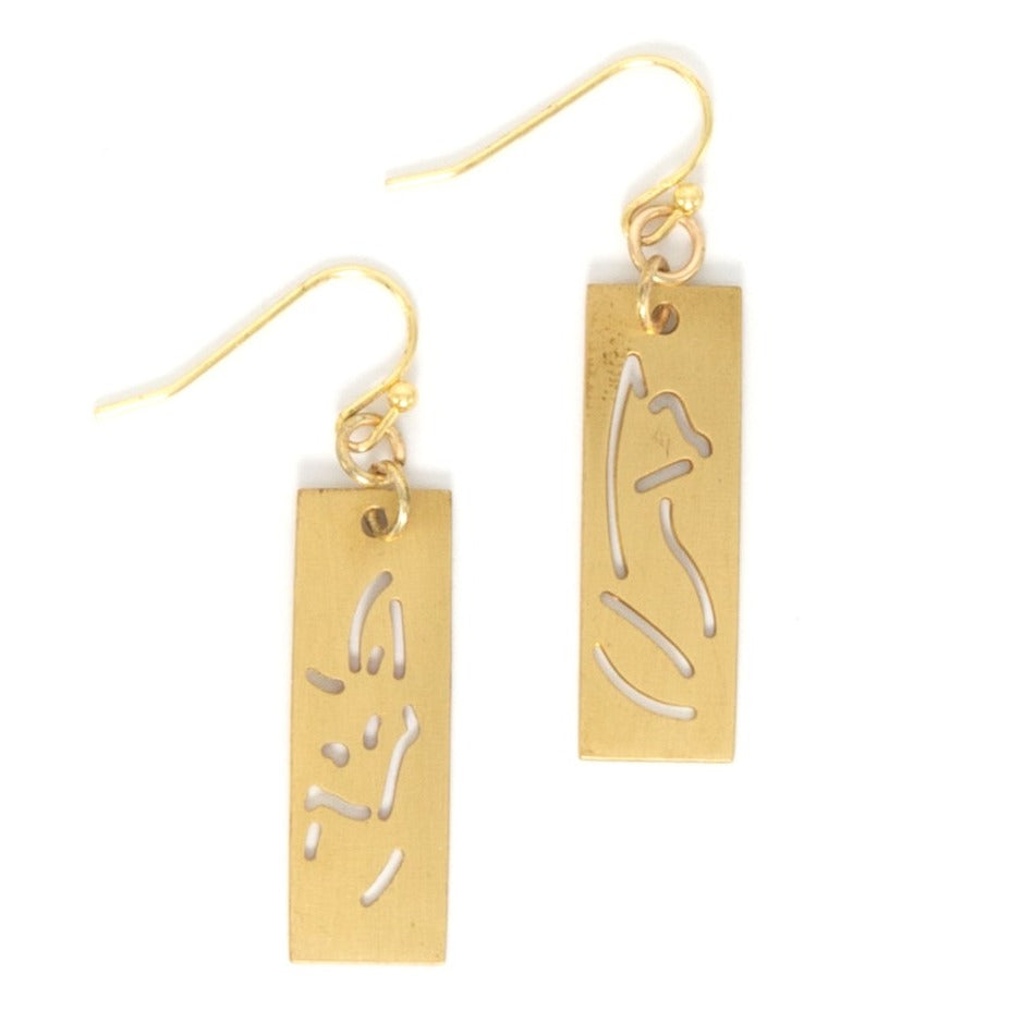 Animal Cut Out Earrings