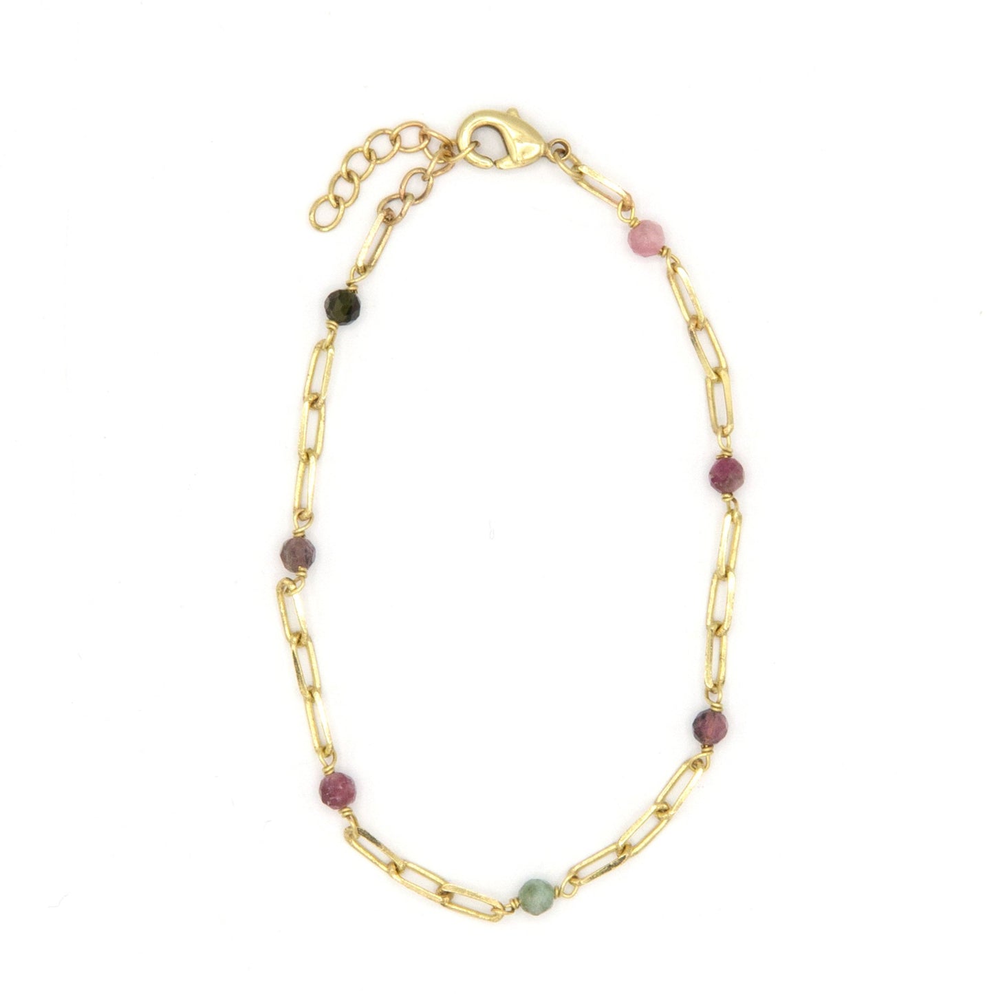 Tourmaline Link Bracelet