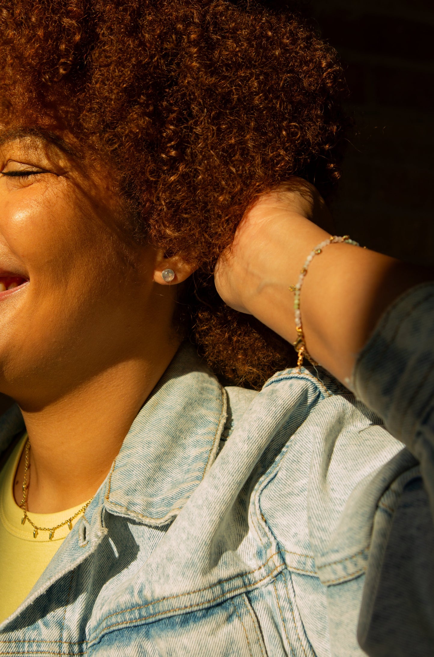 Laugh in Flowers Luxe Stone Bracelet