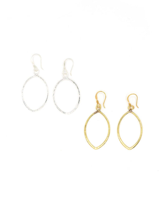 open drop earrings sustianable | Fair Anita