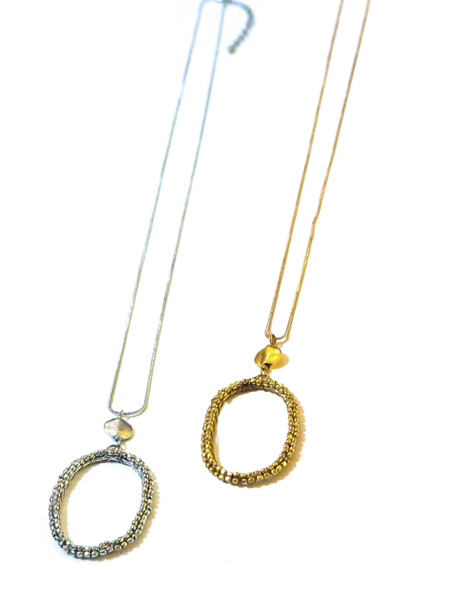 Beaded Hollow Necklace