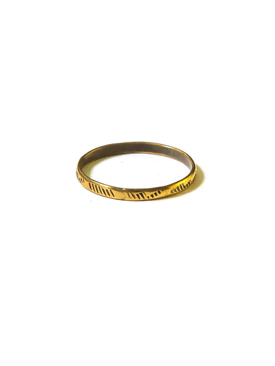 brass Stacking Rings | Fair Anita