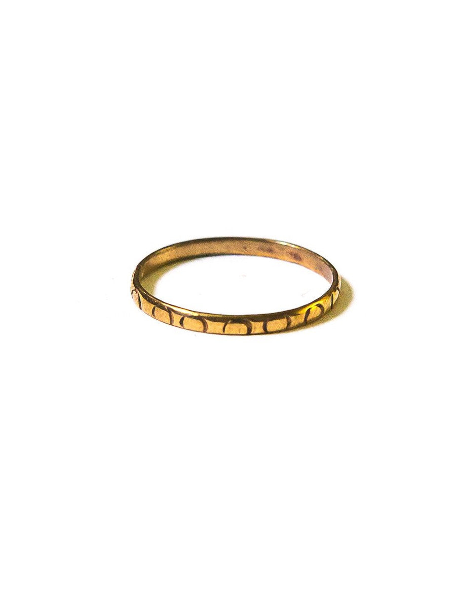 brass Stacking Rings | Fair Anita