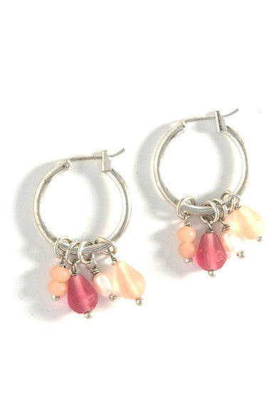 Charm Dangle Hoops