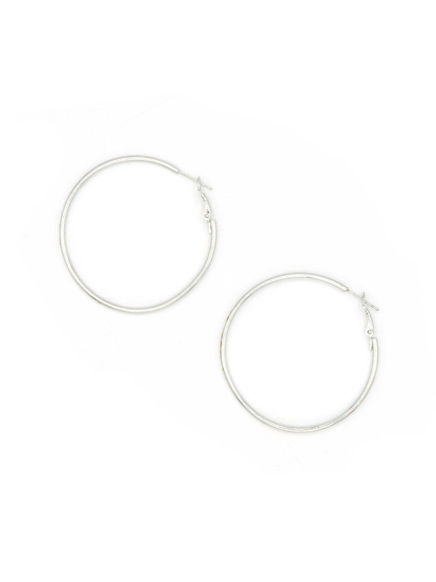 affordable fair trade large hoops silver | Fair Anita
