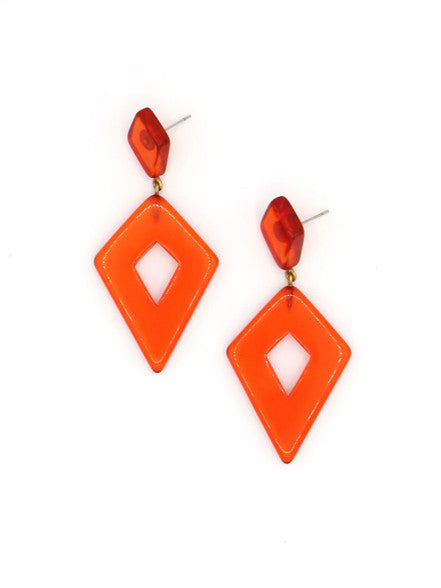 Clementine Rhombus Earrings