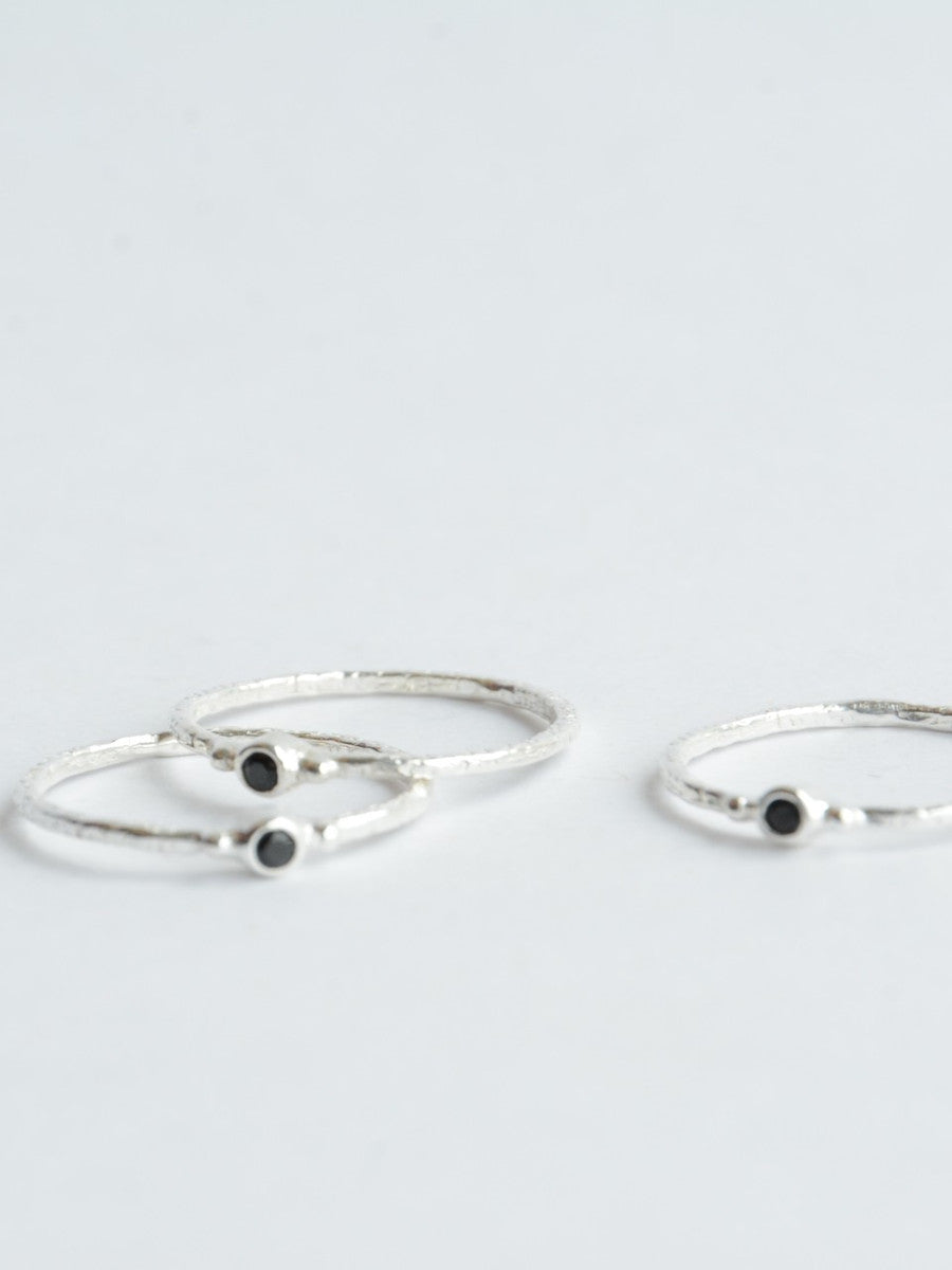 Sterling silver stacking ring set | Fair Anita