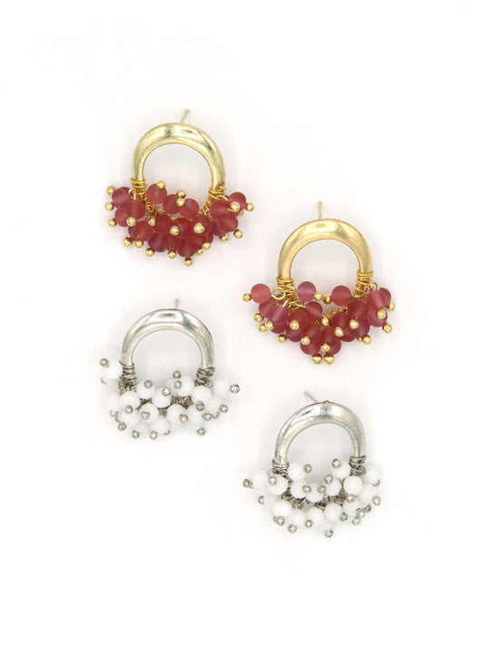 loop beaded studs | Fair Anita