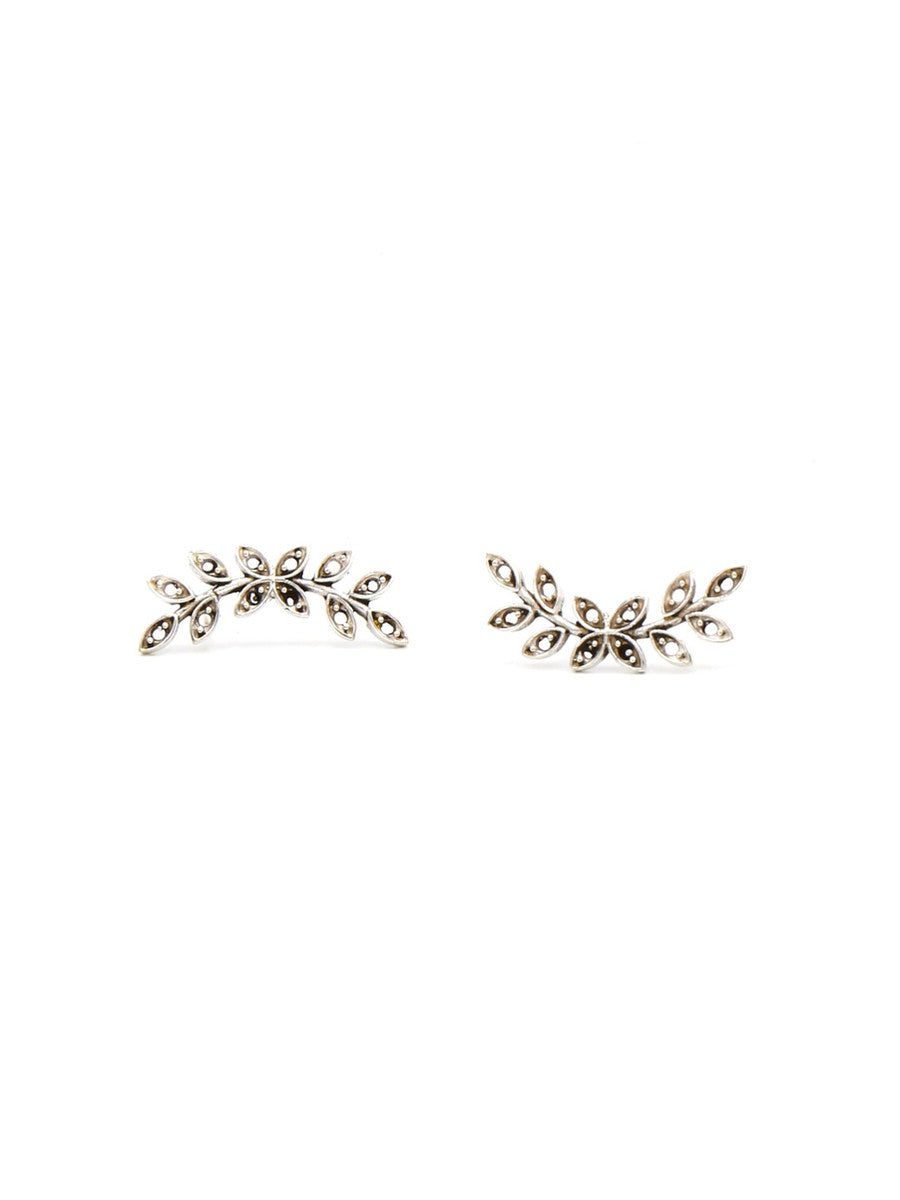 silver leaf studs runner | Fair Anita