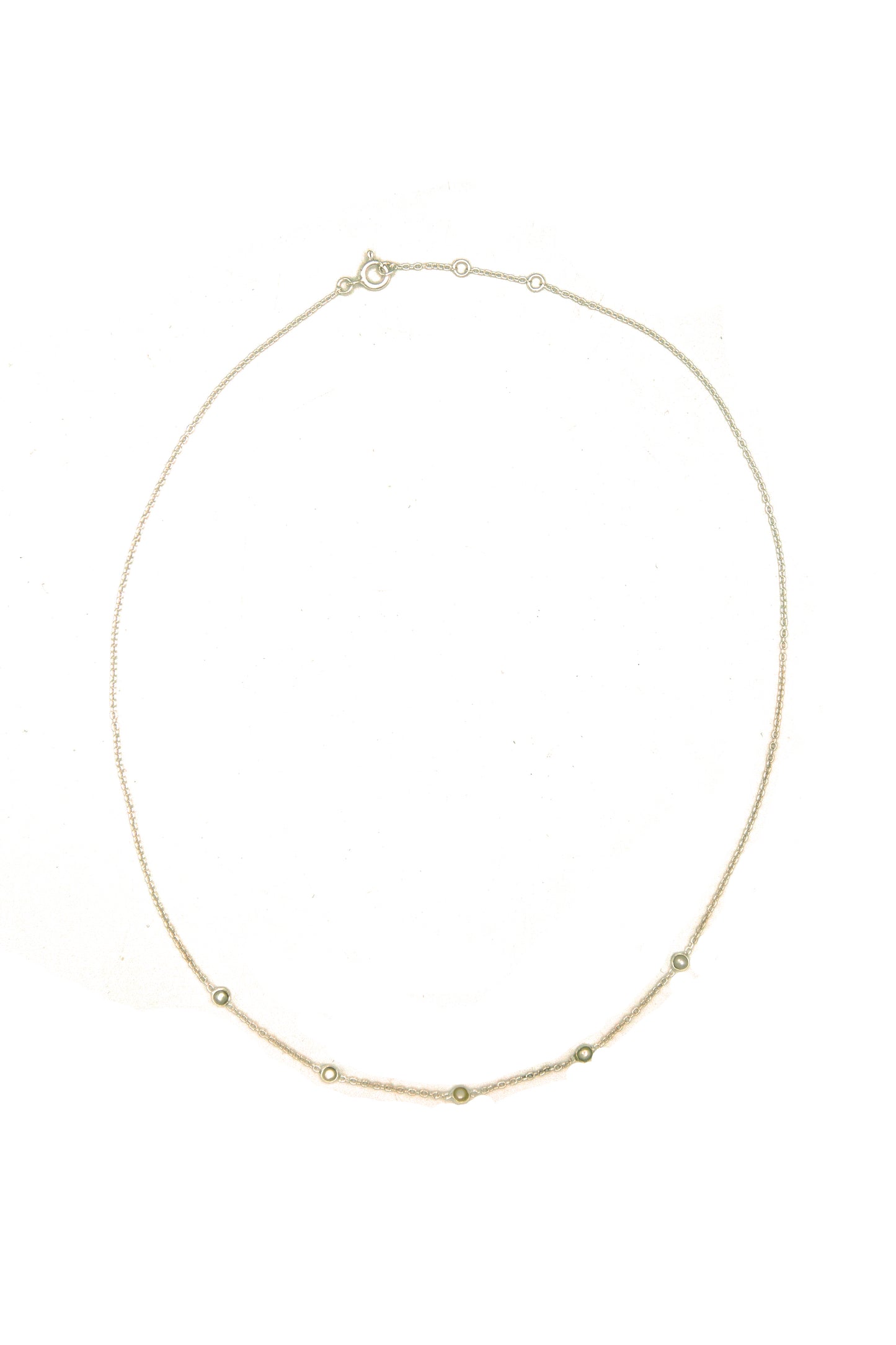 Delicate Pearl Sterling Necklace