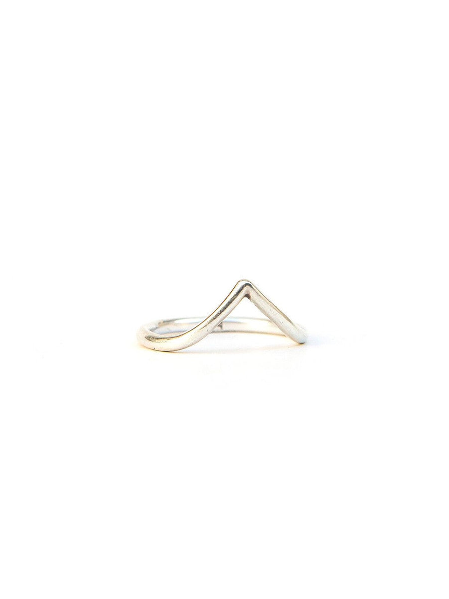 Sterling silver v ring | Fair Anita