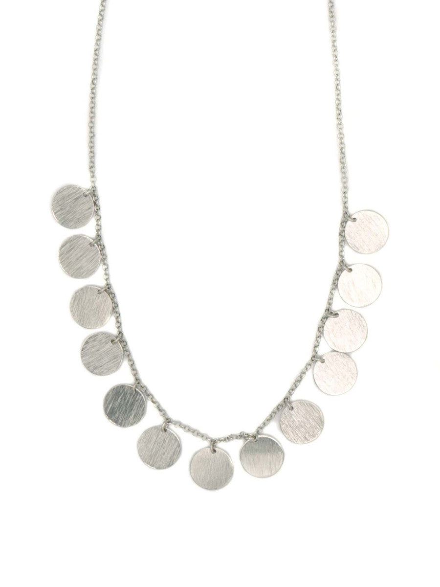 charm necklace with large discs | Fair Anita