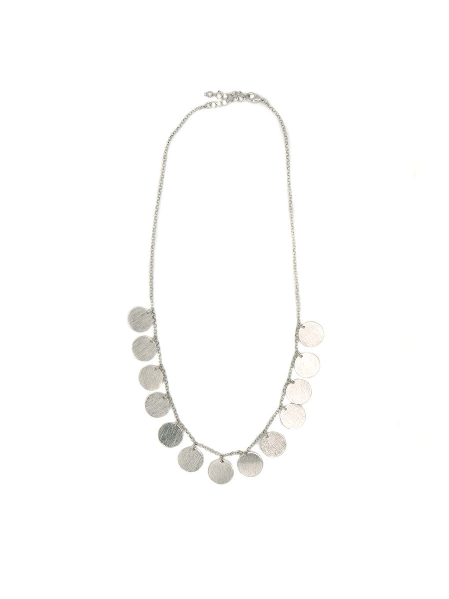 charm necklace with large discs | Fair Anita