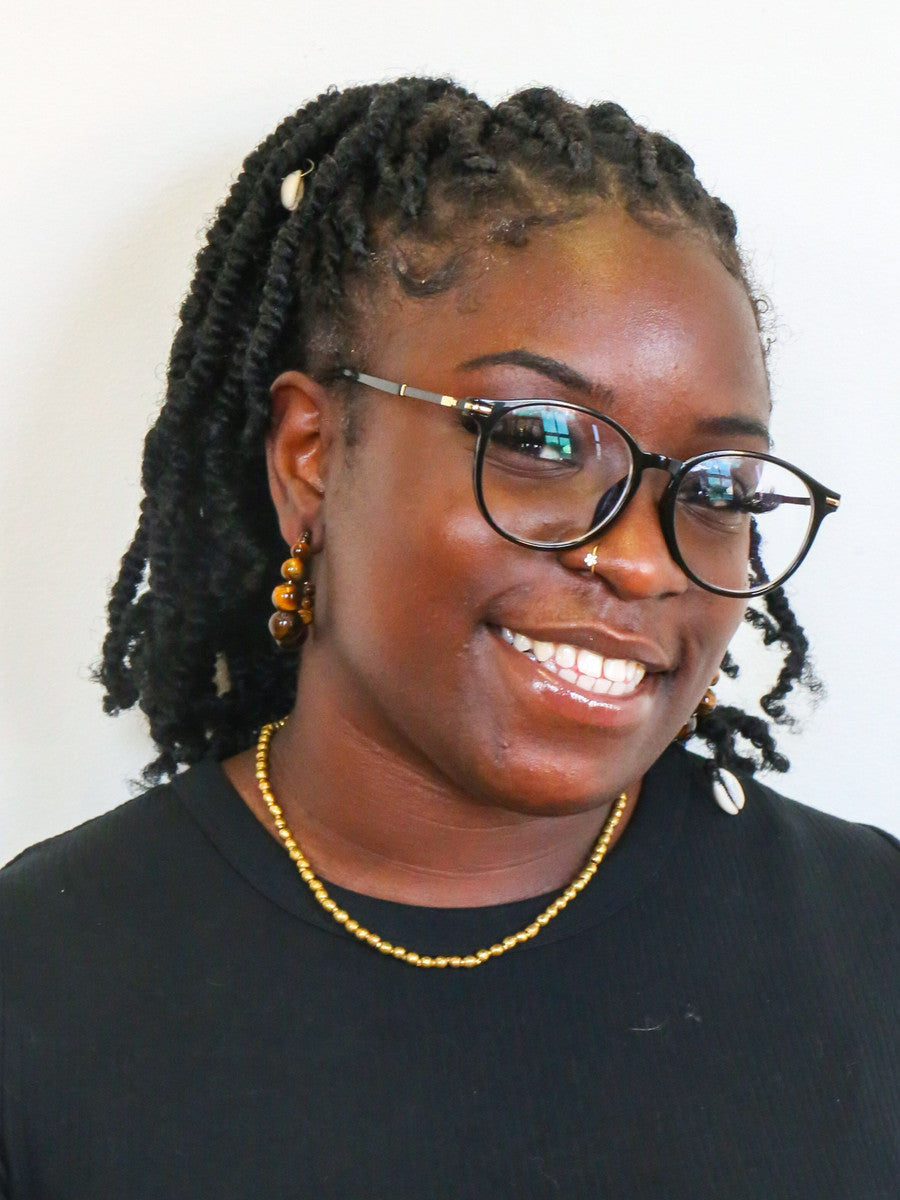 Earthy tiger eye beaded hoops| Fair Anita