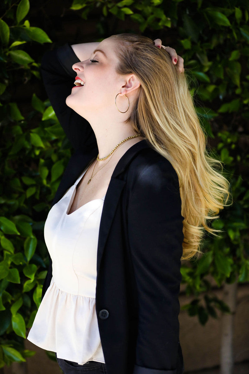 affordable fair trade large hoops brass | Fair Anita