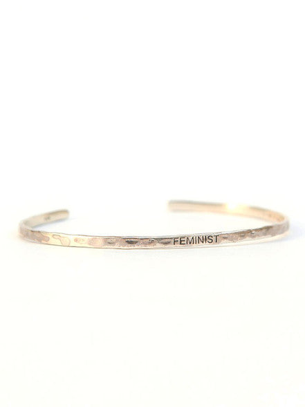 Fair Feminist Sterling Cuff