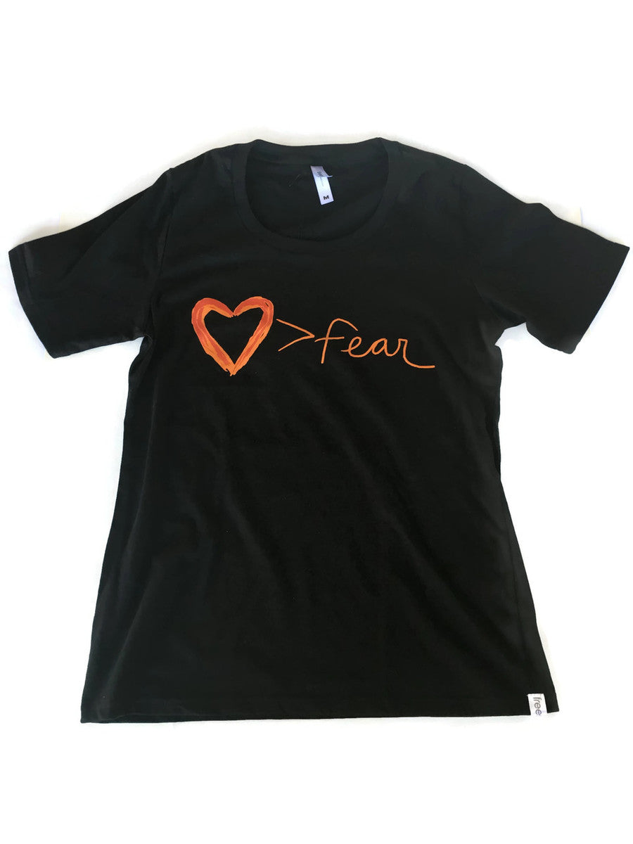 Love trumps fear organic cotton tee | Fair Anita