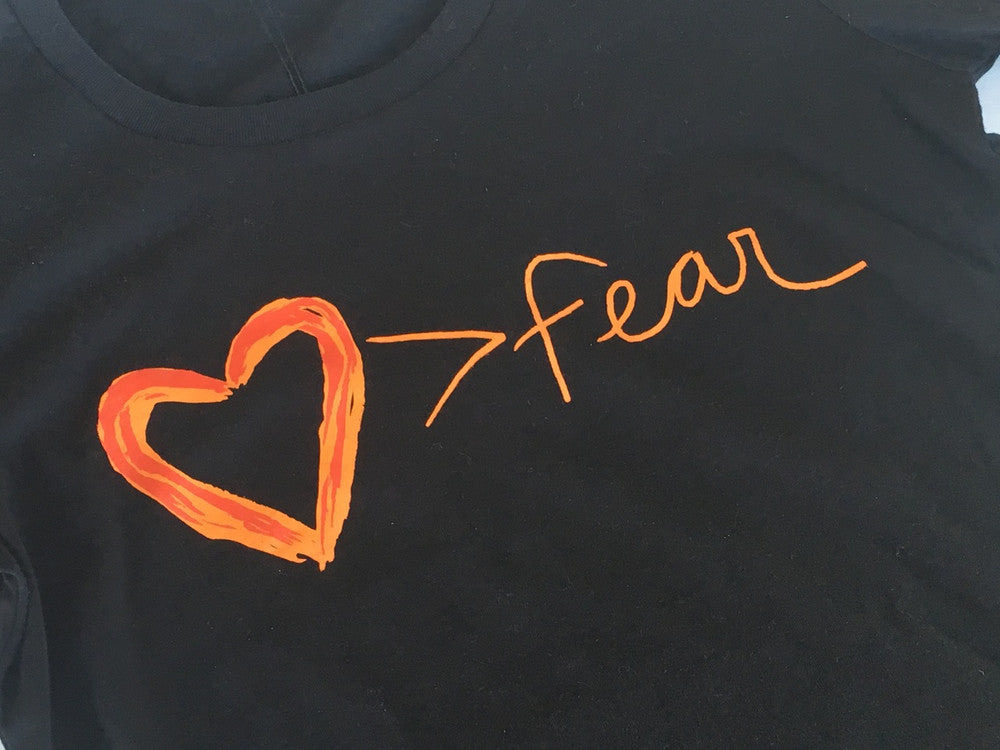 Love trumps fear organic cotton tee | Fair Anita