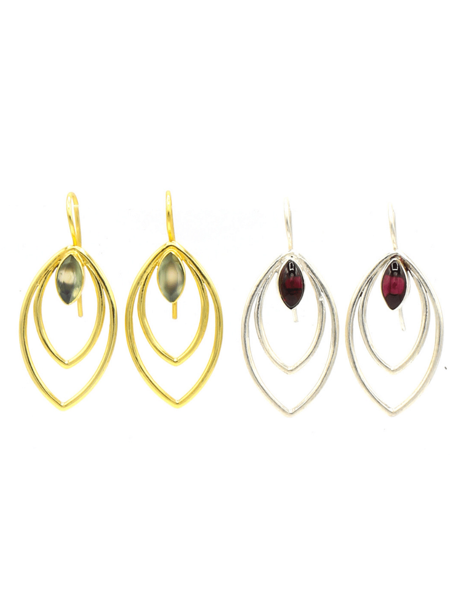 simple Leaf drop earrings_Fair Anita