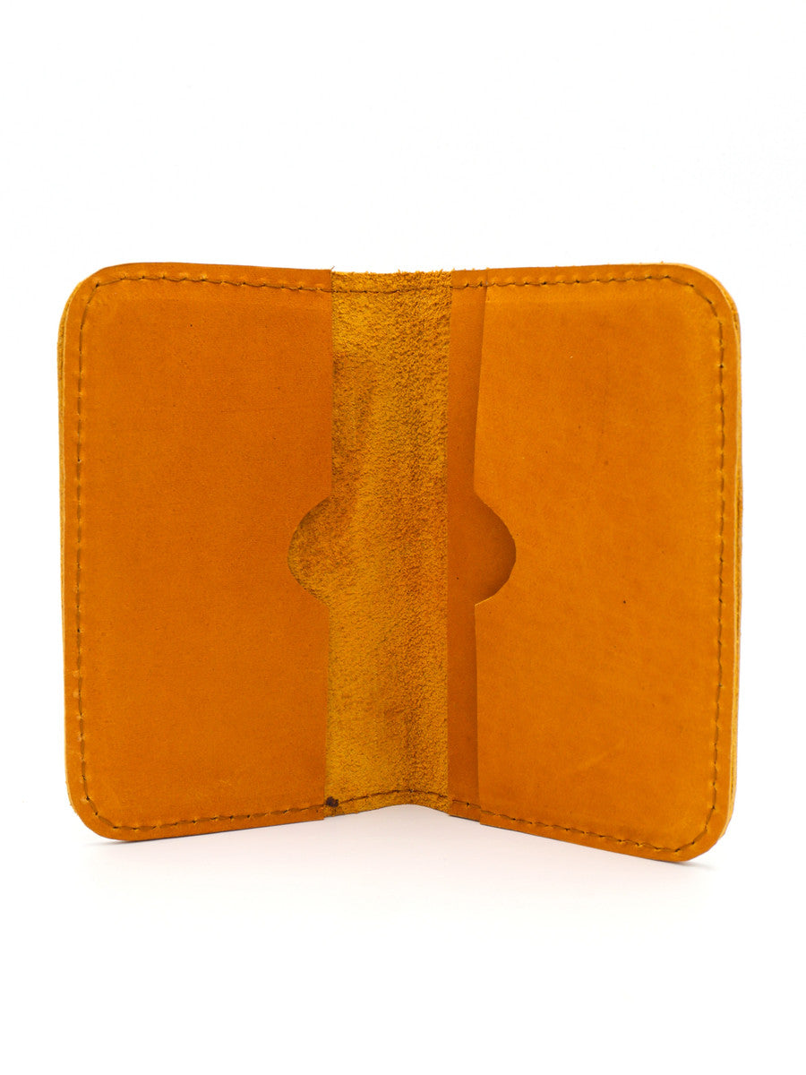 affordable sustainable brown leather pocket wallet | Fair Anita