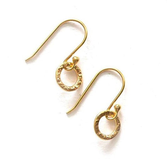 simple gold dangle earrings | Fair Anita