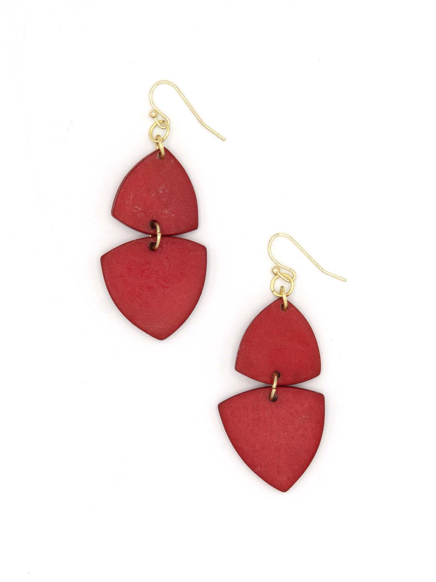 poppy dangle triangle earrings_Fair Anita