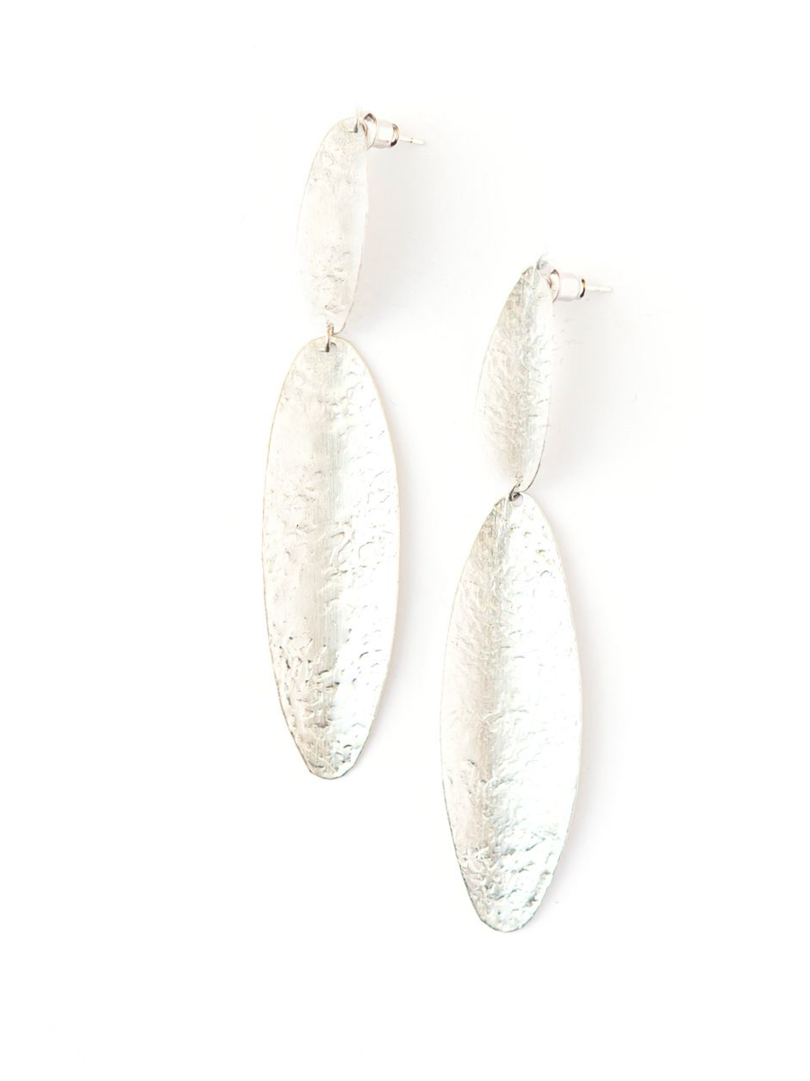 art deco hammered earring | Fair Anita