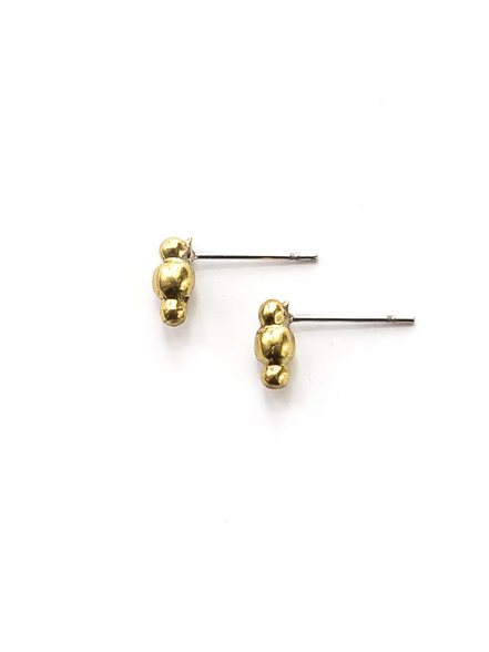 Ping Pong Studs - Brass