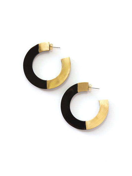 retro horn and brass hoops | Fair Anita