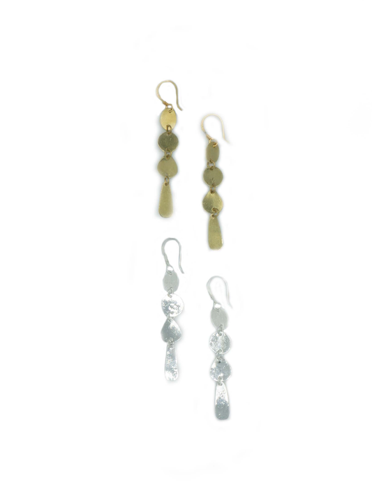 simple stacked disc earrings | Fair Anita