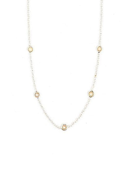 Delicate Pearl Sterling Necklace