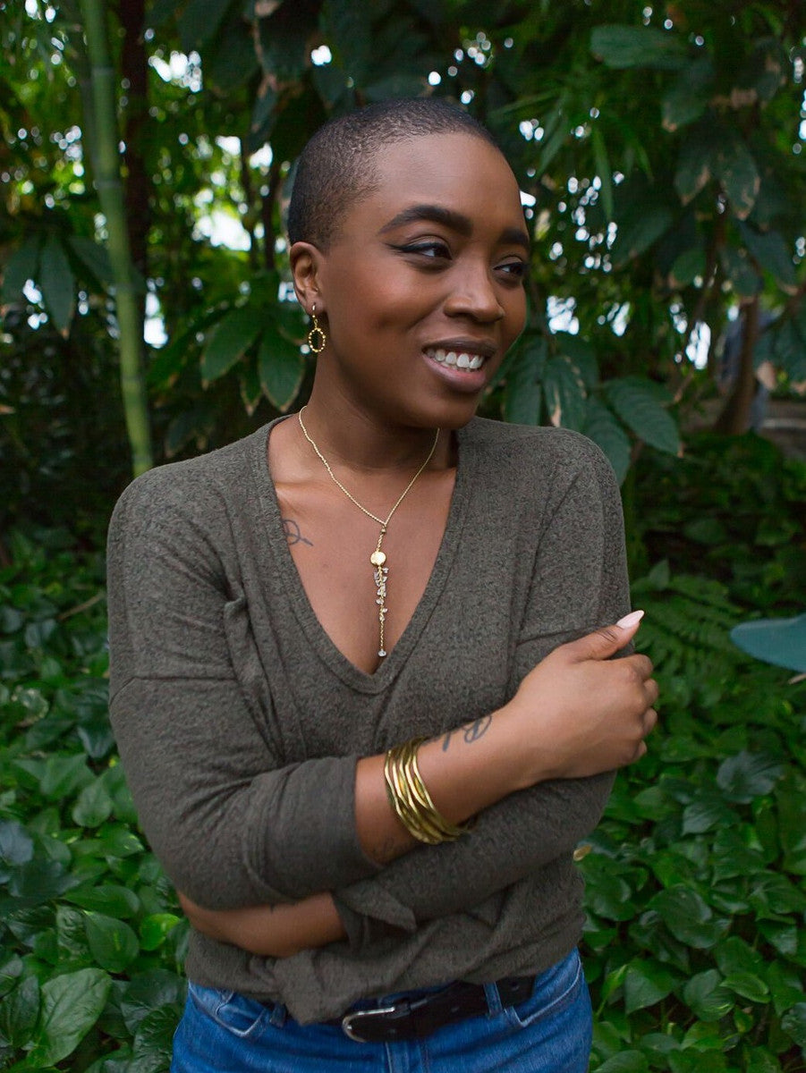 Textured Gold Bangle Set | Fair Anita