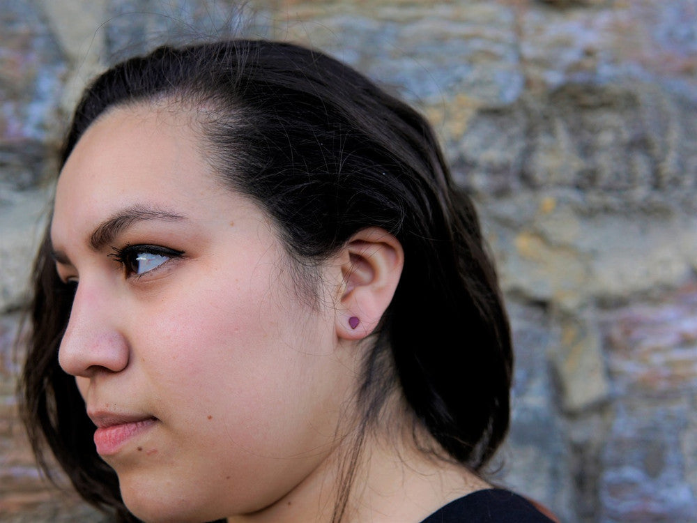 Recycled bone stud earrings | Fair Anita