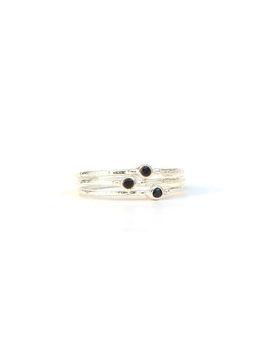 Sterling silver stacking ring set | Fair Anita