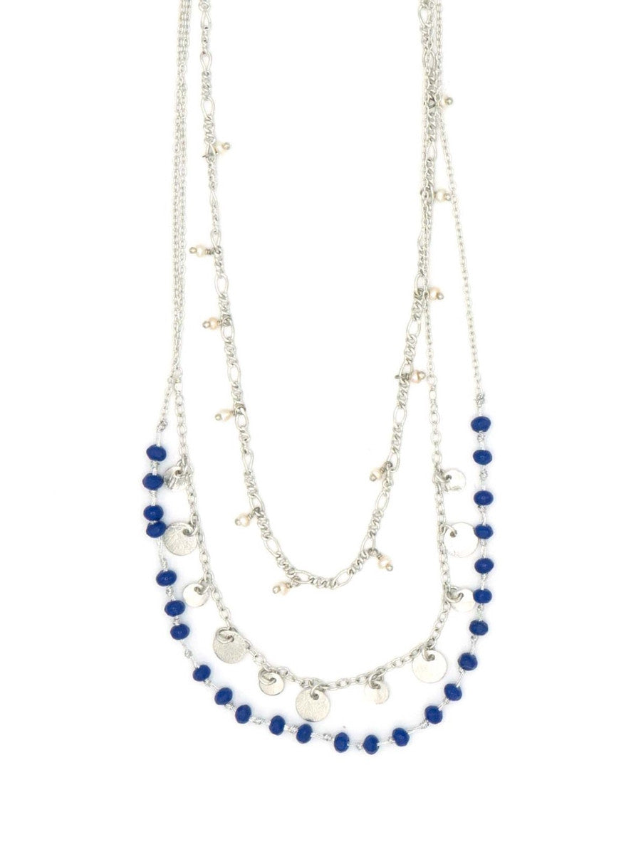 ethical beaded convertible triple strand necklace | fair anita