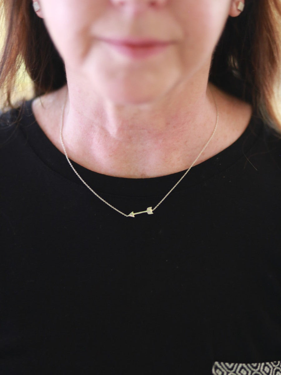 silver arrow necklace | Fair Anita