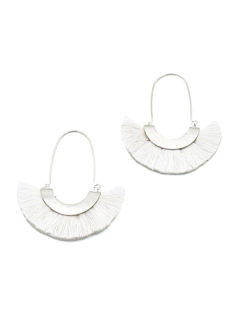 ethically made fringe hoops | Fair Anita