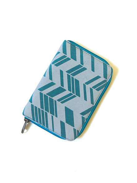 Zip Folder Jewelry Travel Organizer Case - Chevron