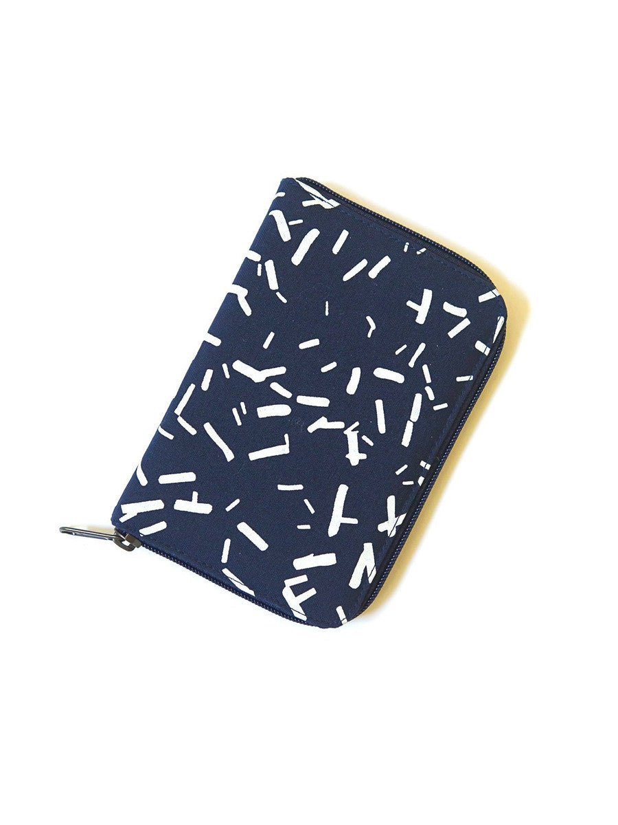 Ethically made jewelry travel case blue| Fair Anita
