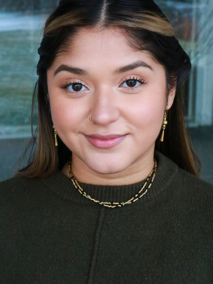 affordable recycled brass necklace | Fair Anita