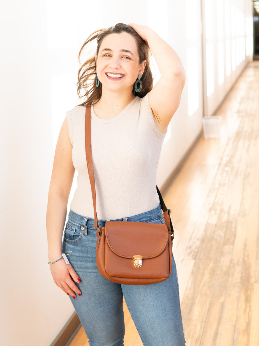 affordable small vegan leather purse | Fair Anita