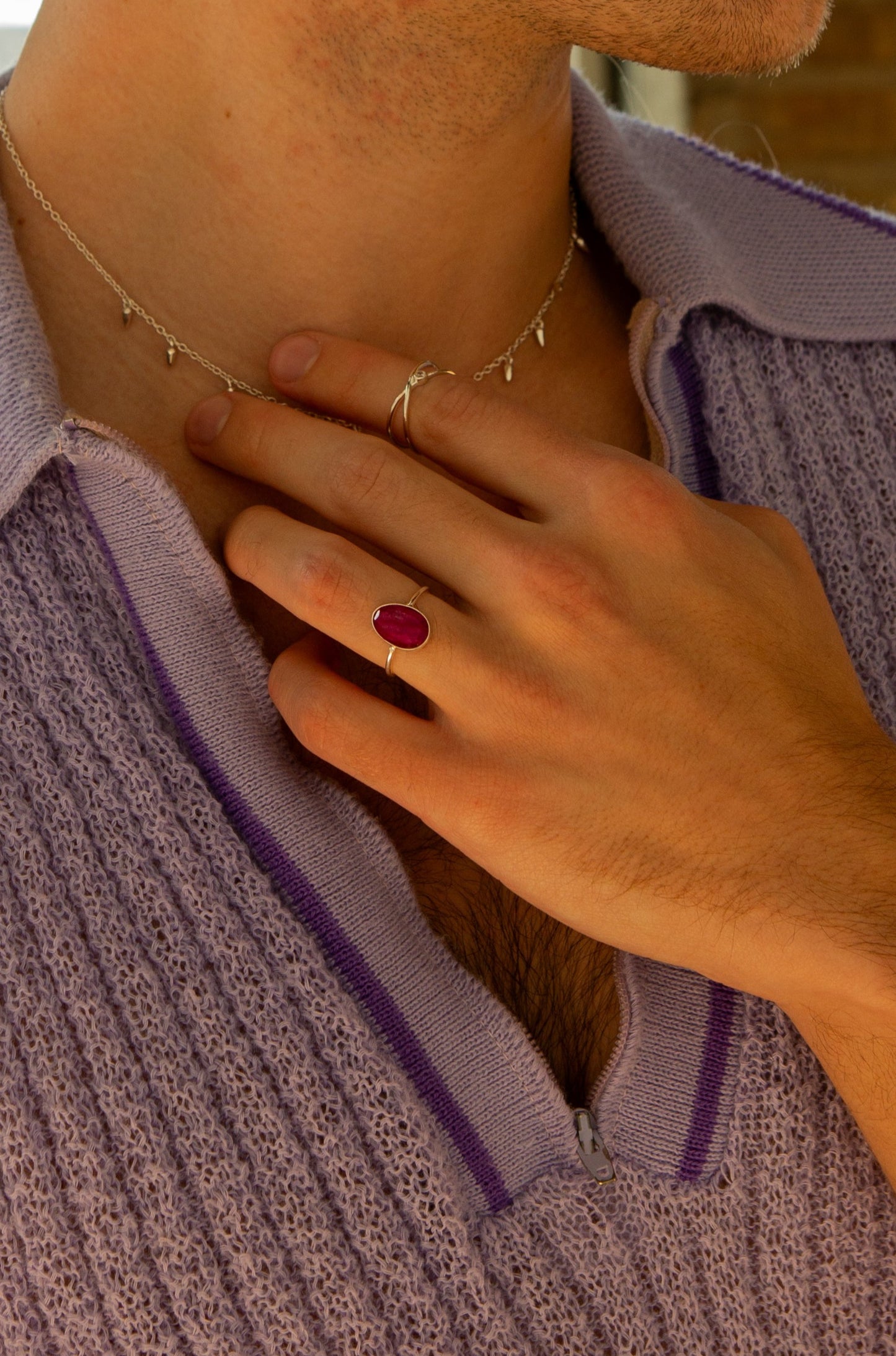 Amaryllis Sterling Silver Ring