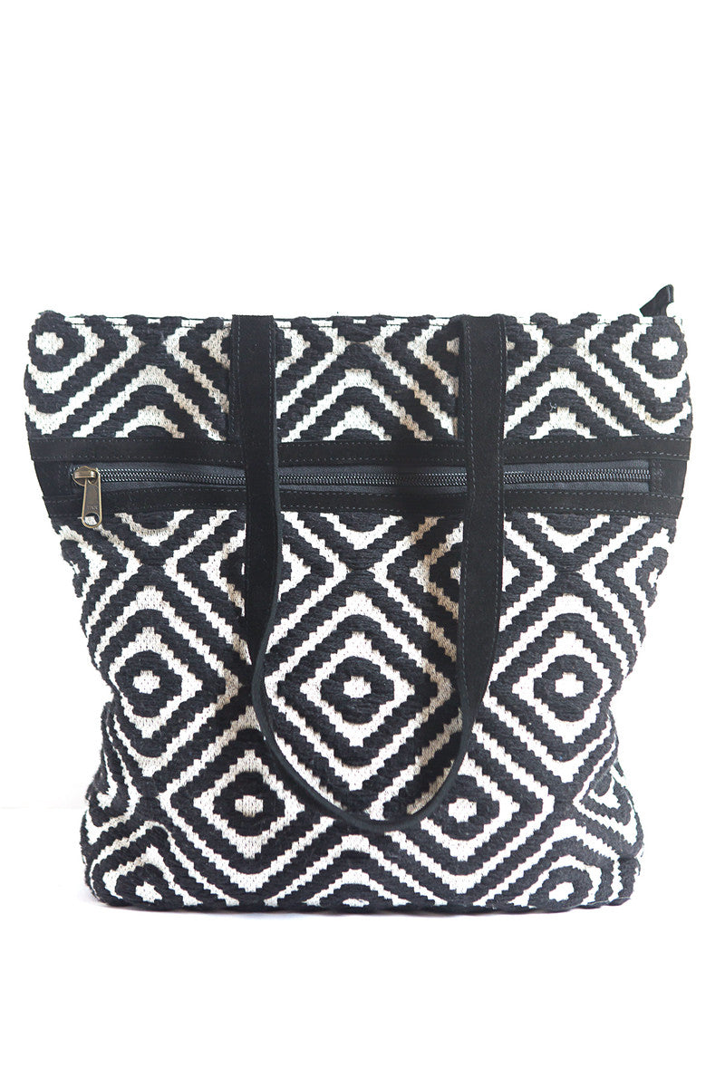 Meander Cotton Purse